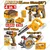 Ingco 4-In-1 20V Cordless Impact Drill, Circular Saw, Rotary Hammer & Blower Combo Tool With Battery-Charger, Accessories Kit (COSLI250695)