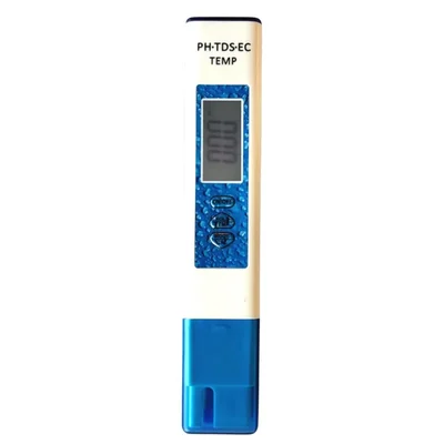 4-in-1 Digital Water Quality Tester | High-Precision pH TDS EC Temp Meter with Bright LCD Display for Home & Aquarium