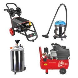 Best Quality 4 in 1 Garage Tools Combo - High Pressure Washer, Vacuum Cleaner, Foam Tank, and Air Compressor