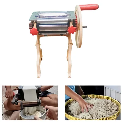  Premium Quality Hand Operated 4 inch Noodles Making Machine with Wheel