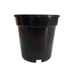 4.5 Inch (11.43 cm) Plastic Round Flower Pot/Nursery pots for Garden(Pack-6 pcs)