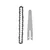 Heavy Duty 4 inch Chain and 4 inch Guide Bar for Battery Chainsaw