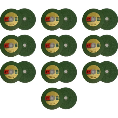 Heavy Duty 4 Inch Metal Cutting Cut off Wheel for Angle Grinder (Pack of 10)