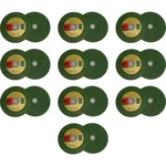 Heavy Duty 4 Inch Metal Cutting Cut off Wheel for Angle Grinder (Pack of 10)