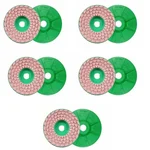 Surie Polex 4 inch Round Diamond Polishing Pads for Floor Polishing (GOLD) - Pack of 10