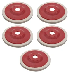 Heavy Duty 4 inch Felt Wheel for Sanding & Polishing(Pack-5 Pcs)