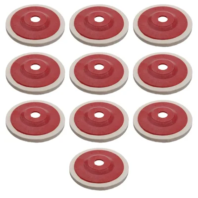 Heavy Duty 4 inch Felt Wheel for Sanding & Polishing(Pack-10 Pcs)
