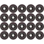 Heavy Duty 4 Inch (100mm) Metal Flap Disc - 36 Grit (Pack of 20)