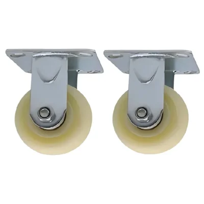 Suwas Trolley 4 x 2 Inch Pack Of 2 PP Caster Wheel With 300 Kg Load Capacity (Fixed Type) | 6 Months Warranty