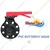 WaterSun 4 Inch PVC Butterfly Valve for Irrigation use, water treatment, chemical processing