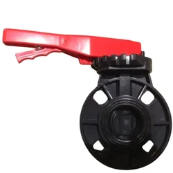 WaterSun 4 Inch PVC Butterfly Valve for Irrigation use, water treatment, chemical processing