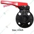 WaterSun 4 Inch PVC Butterfly Valve for Irrigation use, water treatment, chemical processing