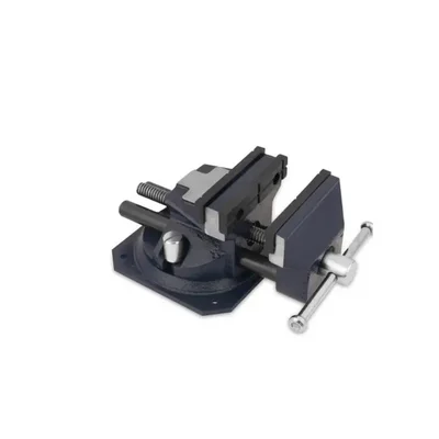 Hukums 4-Inch Cast Iron Reversible Bench Vice with Polypropylene Jaws HRV100