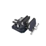 Hukums 4-Inch Cast Iron Reversible Bench Vice with Polypropylene Jaws HRV100