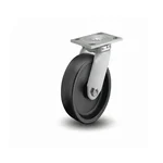 Heavy Duty 4 inch Swivel Type Double Ball Bearing Cast Iron Caster Wheel