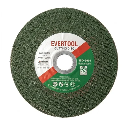 EVERTOOL 4" x 1mm (100x1mm) Cut Off Wheel 20pcs Pack Green/Black/Red