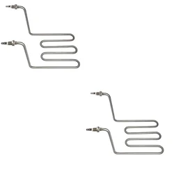 Pack of 2 Heating Element Premium Quality 4L+4L Deep Fat Fryer Double Pan with SS Body