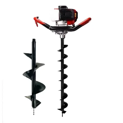 SPEAR  52 cc 2 Stroke Earth Auger / Post Hole Digger Machine With 4 & 10 Inch Bit