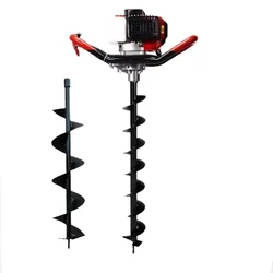 SPEAR  52 cc 2 Stroke Earth Auger / Post Hole Digger Machine With 4 & 6 Inch Bit