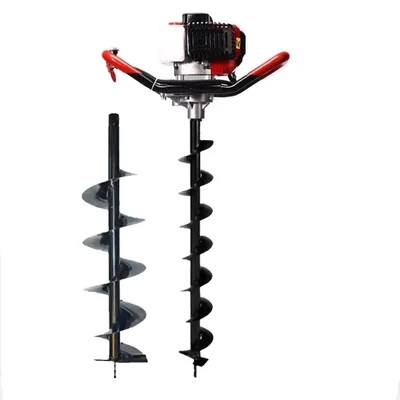 SPEAR  52 cc 2 Stroke Earth Auger / Post Hole Digger Machine With 4 & 8 Inch Bit