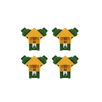 Jadever 4-Piece Professional 90 Degree High Strength Nylon Corner Clamp Set with Rubber Feet JDCZ6E01