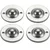 Heavy Duty 4 Pieces 10 Kg Ball Transfer Caster Wheel