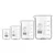 SBT Instruments Set of 4 Borosilicate 3.3 Glass Beaker 10ml, 100ml, 500ml, 1000ml with Graduation Marks
