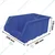 Aristo 4 Pcs 380 x 230 x 170 mm FPO Blue Storage Bin,Premium HDPE Material (Bin-80)