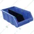 Aristo 4 Pcs 380 x 230 x 170 mm FPO Verticle Partition Blue Storage Bin,Premium HDPE Material (Bin-80)