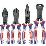 EMTOP EPLS2451 Industrial 4 Pcs Compound Action Pliers Set Energy Saving Design CR-V Steel Comfort Grip