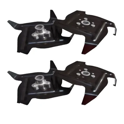 4 Pieces of Heavy Duty Blade Set for 52 cc 2 Stroke Mini Tiller