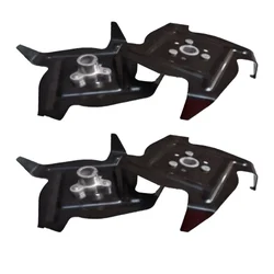 4 Pieces of Heavy Duty Blade Set for 52 cc 2 Stroke Mini Tiller 