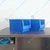 Avsar 350 x 200 x 200 mm FPO Blue Storage Bins With HDPE Material (Bin-45) (Pack Of 4)