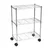 Rackwell 30 x 30 x 14 Inches 3-Shelves Stainless Steel Boltless Rack With 2 Inches Wheel For Multipurpose Uses