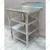 Vinayak Machines 24x24x34 inch Stainless Steel Table with 4 Shelf and 4 inch Backsplash