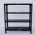 Menage 36 x 35 x 12 Inch 4 Shelves Multipurpose Storage Rack With Accessories