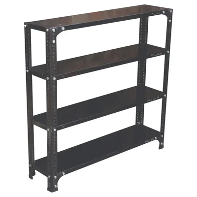 ALIJA 36 x 36 x 9 Inch 4 Shelves Multipurpose Storage Rack With Accessories (24 Gauge)