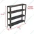 ALIJA 36 x 36 x 9 Inch 4 Shelves Multipurpose Storage Rack With Accessories (24 Gauge)