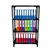 ALIJA 48 x 29 x 15 Inches 4 Shelves Multipurpose Storage Rack With Accessories(Gauge-24 gauge shelves, 14 gauge angle,Color-Black)