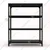 FIDVI® 9D X 29L X 36H Inch 4 Shelves Powder Coated Slotted Angle Metal Rack With Accessories ( SR-004)