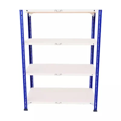 Menage 48 x 35 x 18 Inch 4 Shelves Multipurpose Storage Rack (22 Gauge Shelves & 16 Gauge Angle)