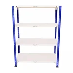 Menage 48 x 35 x 18 Inch 4 Shelves Multipurpose Storage Rack (22 Gauge Shelves & 16 Gauge Angle)