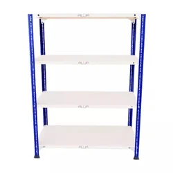 Menage 48 x 35 x 18 Inch 4 Shelves Multipurpose Storage Rack (22 Gauge Shelves & 16 Gauge Angle)