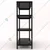 FIDVI® 12D X 23L X 36H Inch 4 Shelves Powder Coated Slotted Angle Metal Rack With Accessories ( SR-007)