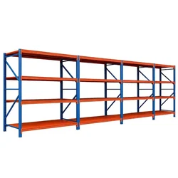 Alija 200 x 60 x 200 cm 4 Layers CRC Sheet Warehouse Rack, Load Capacity 350 Kg Each Shelf (Set of 4)