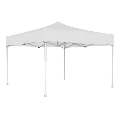OUTO 6.5 Feet (White) Foldable Gazebo Tent with 4 Side Open/Pop-up For outdoor Garden