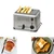Premium Quality 4 Slice Electric Stainless Steel Bread Toaster, 2000W