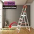 Houza Anti-Slip 5 Step Aluminium Foldable Ladder (HZ-AQUA-05-01)