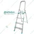 TOTAL 4 Step Household Aluminum Ladder With 150 Kg Load Capacity (THLAD06041)