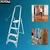 TOTAL 4 Step Household Aluminum Ladder With 150 Kg Load Capacity (THLAD06041)
